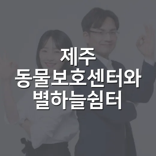 제주 동물보호센터와 별하늘쉼터 댓글 이벤트 당첨자 발표