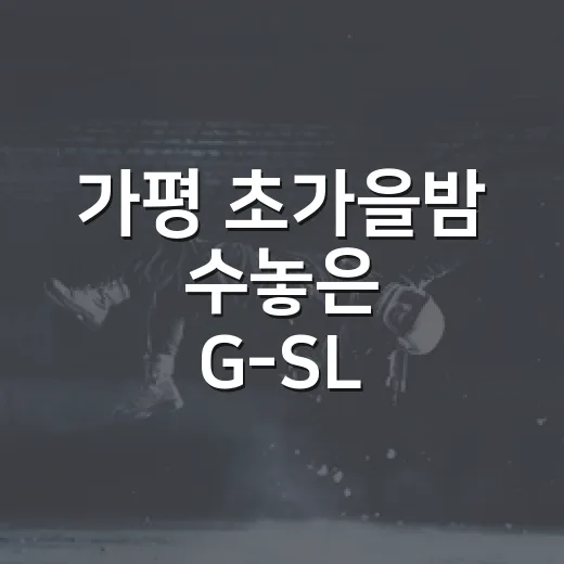 가평 초가을밤 수놓은 G-SL 뮤직페스티벌