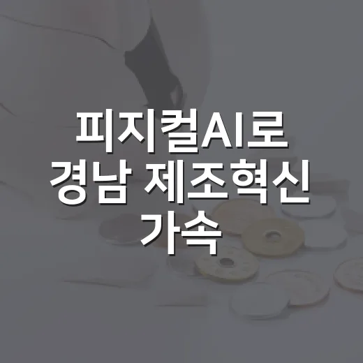 피지컬AI로 경남 제조혁신 가속