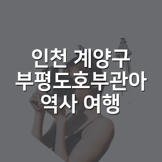 인천 계양구 부평도호부관아 역사 여행