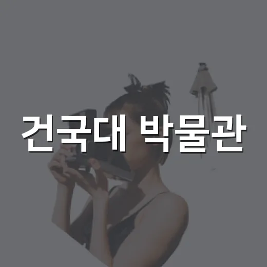 건국대 박물관, 광진구 실내 명소