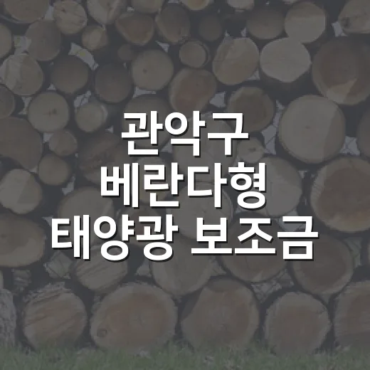 관악구 베란다형 태양광 보조금 신청 시작
