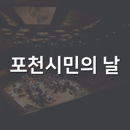 포천시민의 날, 1500대 드론과 함께하는 축제