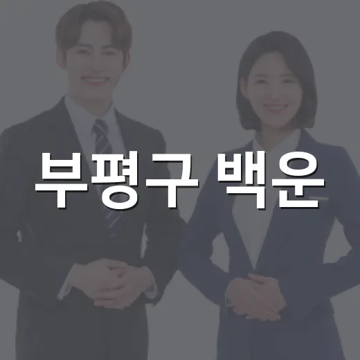 부평구 백운·청천 e-배움터 10월 교육생 모집