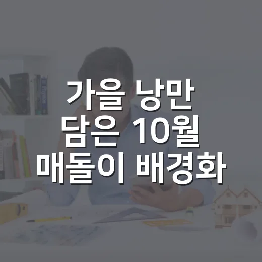 가을 낭만 담은 10월 매돌이 배경화면 무료 배포