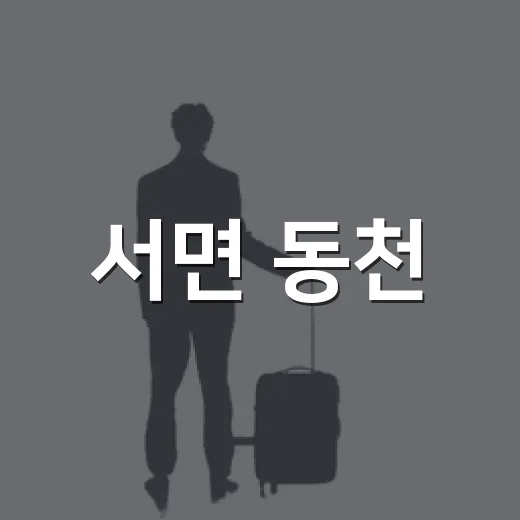 서면 동천, 밤산책 명소로 각광