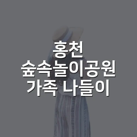 홍천 숲속놀이공원 가족 나들이 명소 재개장