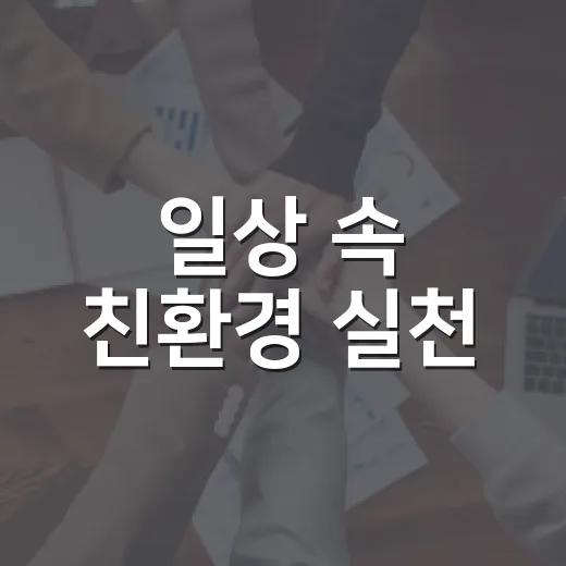 일상 속 친환경 실천, 자원봉사 챌린지