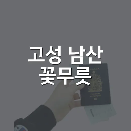 고성 남산 꽃무릇, 가을 붉은 길의 매력