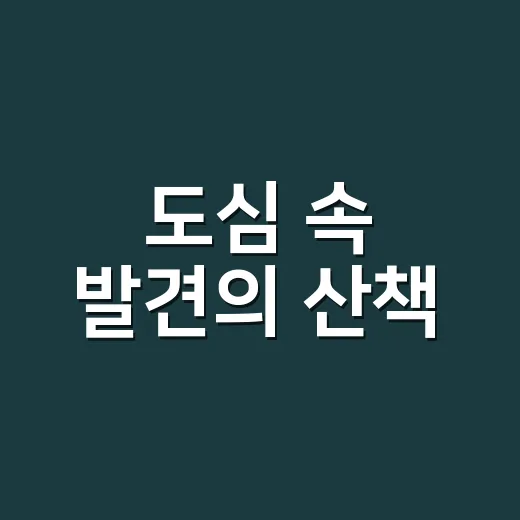 도심 속 발견의 산책, 미로 문화자치 참여자 모집
