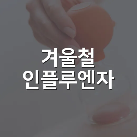 겨울철 인플루엔자·코로나19 예방접종 안내