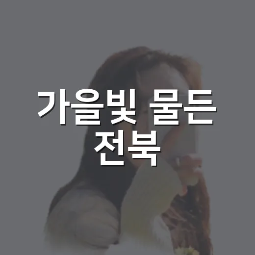 가을빛 물든 전북, 벽골제 일러스트 공개