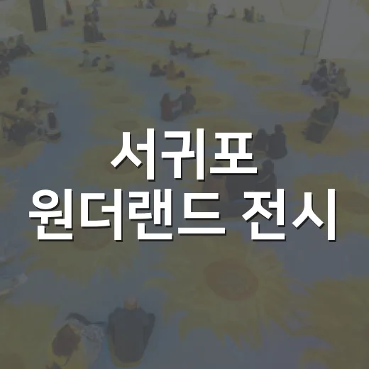 서귀포 원더랜드 전시, 다섯 작가의 상상 세계