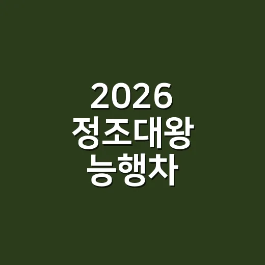 2026 정조대왕 능행차, 서울 대규모 재현