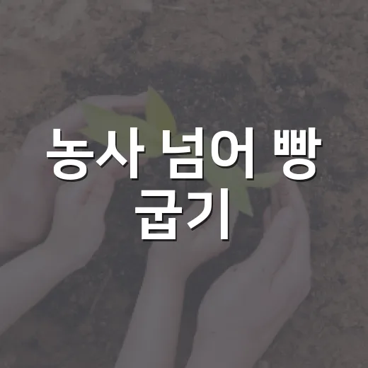 농사 넘어 빵 굽기·마케팅까지, 다재다능 농부의 일상