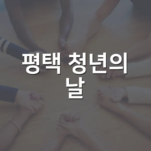 평택 청년의 날, 청끌 축제 현장 스케치
