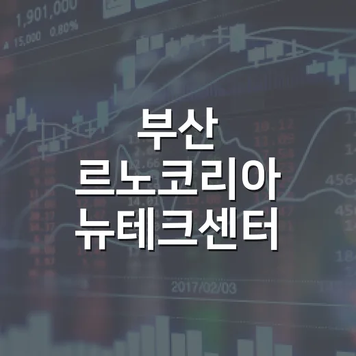 부산 르노코리아 뉴테크센터 출범, 미래차 혁신 허브 도약