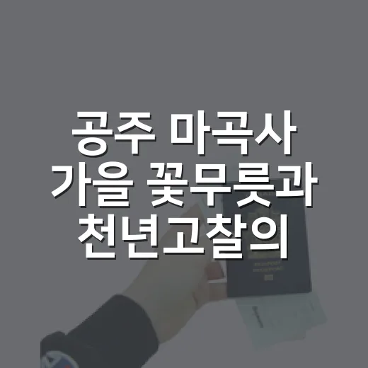 공주 마곡사 가을 꽃무릇과 천년고찰의 정취