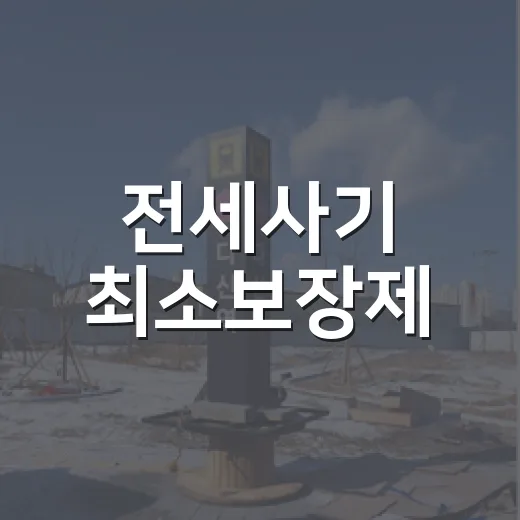 전세사기 최소보장제, 11월 13일 시행
