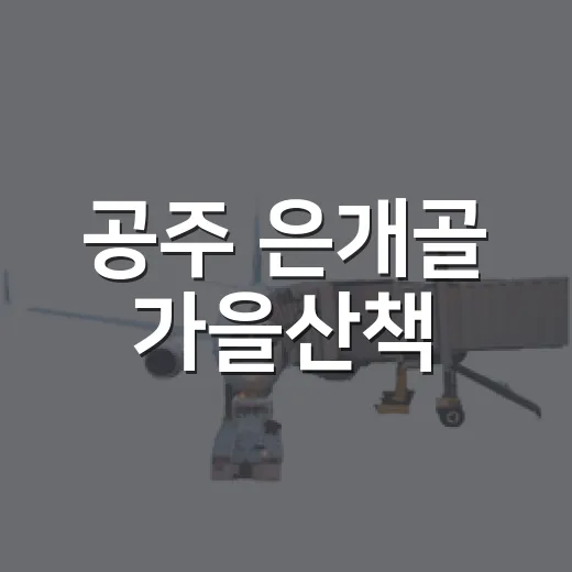 공주 은개골 가을산책