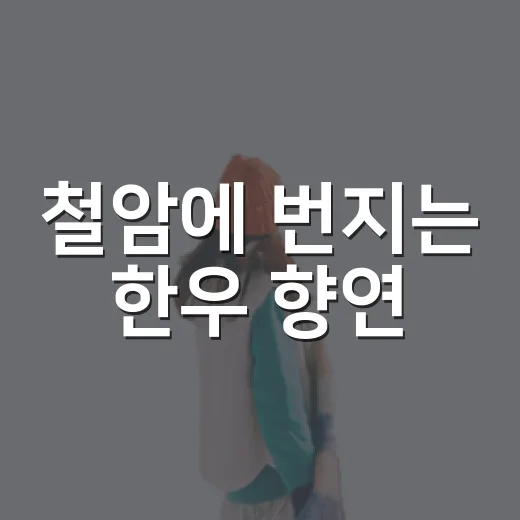 철암에 번지는 한우 향연