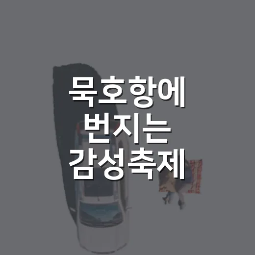 묵호항에 번지는 감성축제