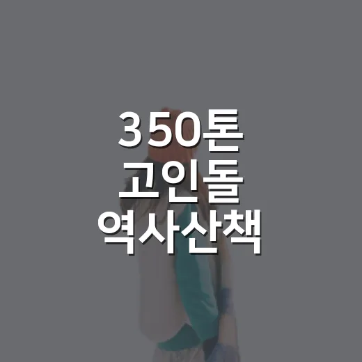 350톤 고인돌 역사산책