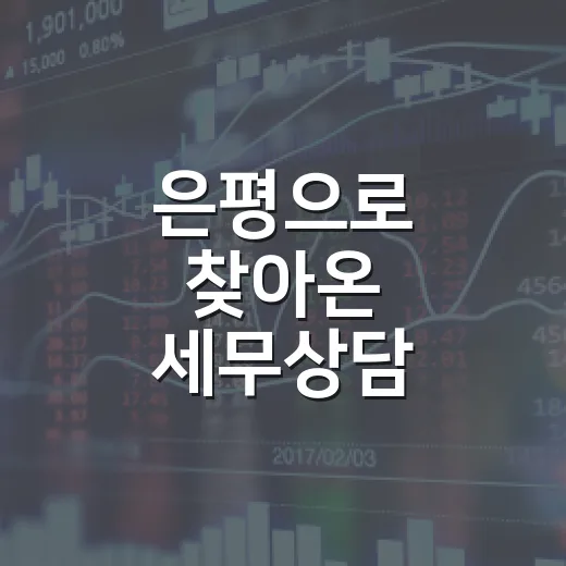 은평으로 찾아온 세무상담