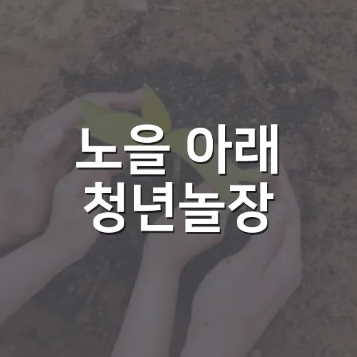 노을 아래 청년놀장