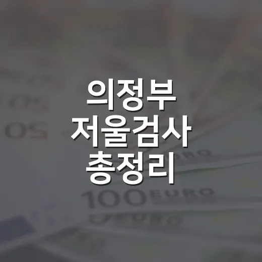 의정부 저울검사 총정리