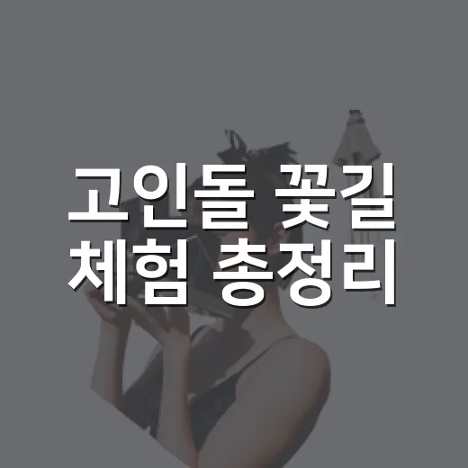 고인돌 꽃길 체험 총정리