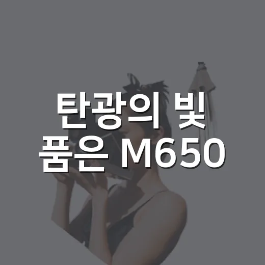 탄광의 빛 품은 M650