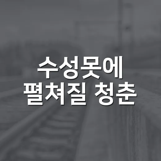 수성못에 펼쳐질 청춘