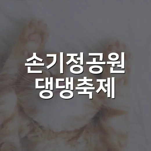 손기정공원 댕댕축제