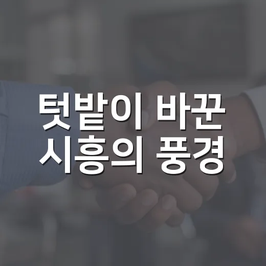 텃밭이 바꾼 시흥의 풍경