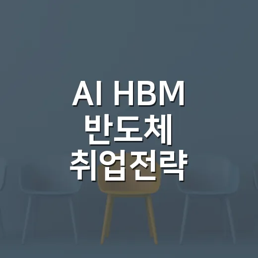 AI HBM 반도체 취업전략