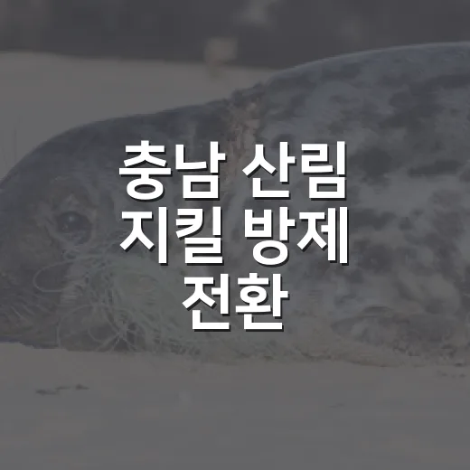충남 산림 지킬 방제 전환