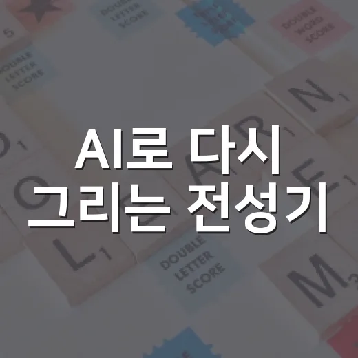 AI로 다시 그리는 전성기
