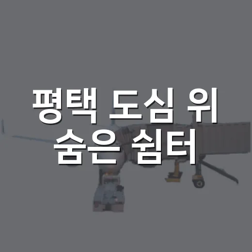 평택 도심 위 숨은 쉼터