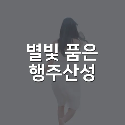 별빛 품은 행주산성