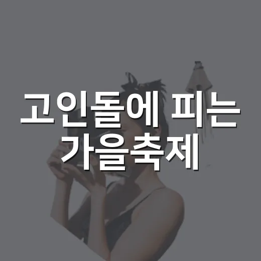 고인돌에 피는 가을축제