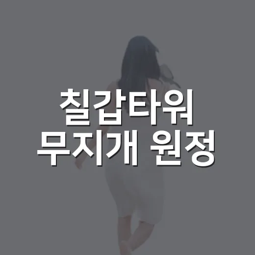 칠갑타워 무지개 원정