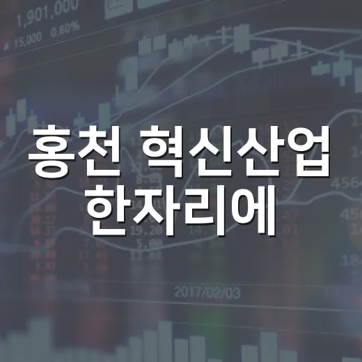 홍천 혁신산업 한자리에
