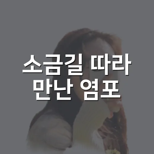 소금길 따라 만난 염포