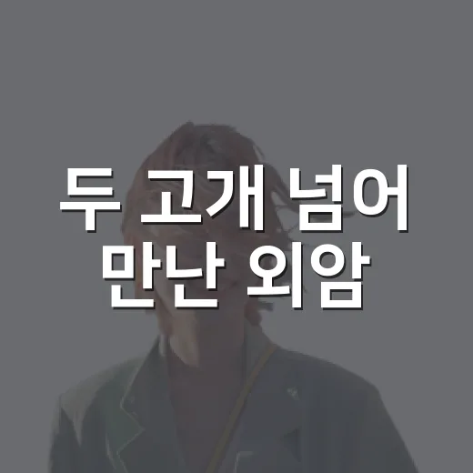 두 고개 넘어 만난 외암
