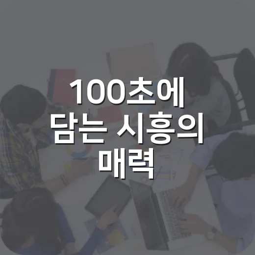 100초에 담는 시흥의 매력