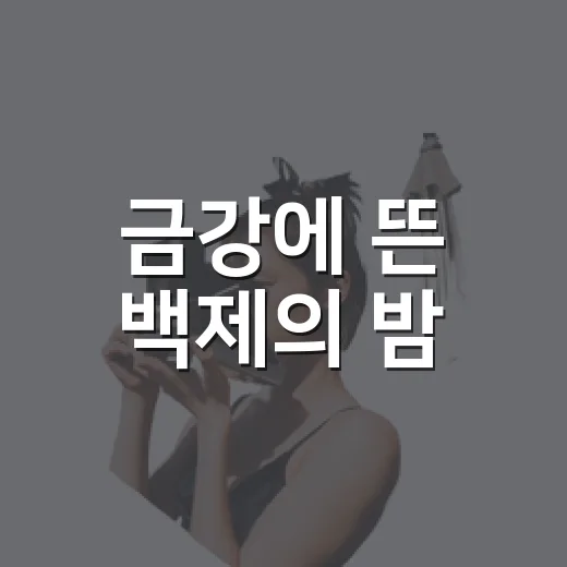 금강에 뜬 백제의 밤
