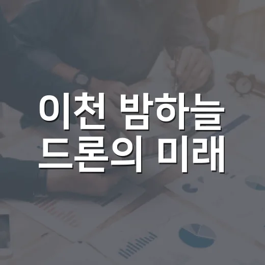 이천 밤하늘 드론의 미래