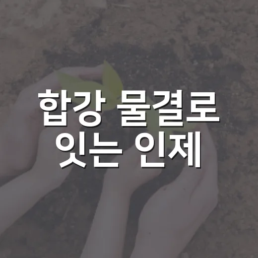 합강 물결로 잇는 인제