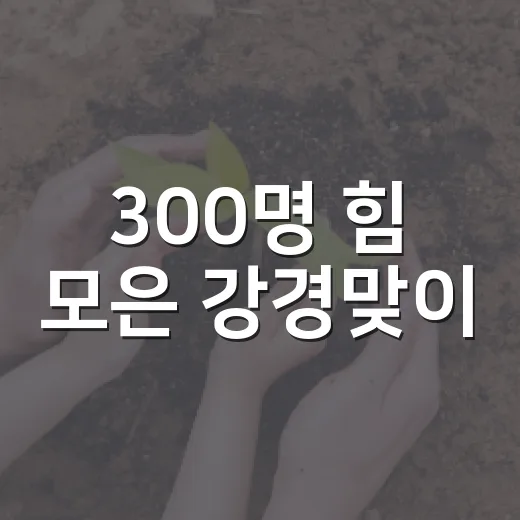 300명 힘 모은 강경맞이
